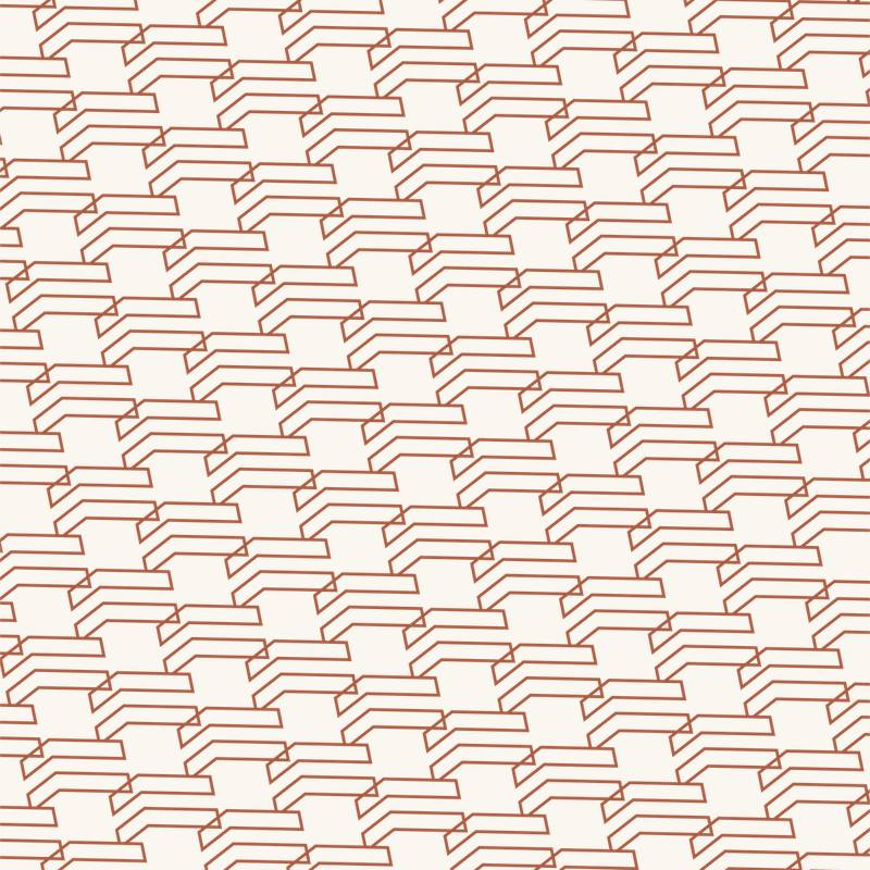 PRIMER brand pattern in muted terracotta